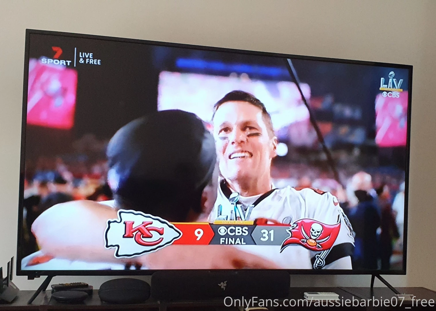 Took this while i was watching the superbowl bet you wish you were part 1 