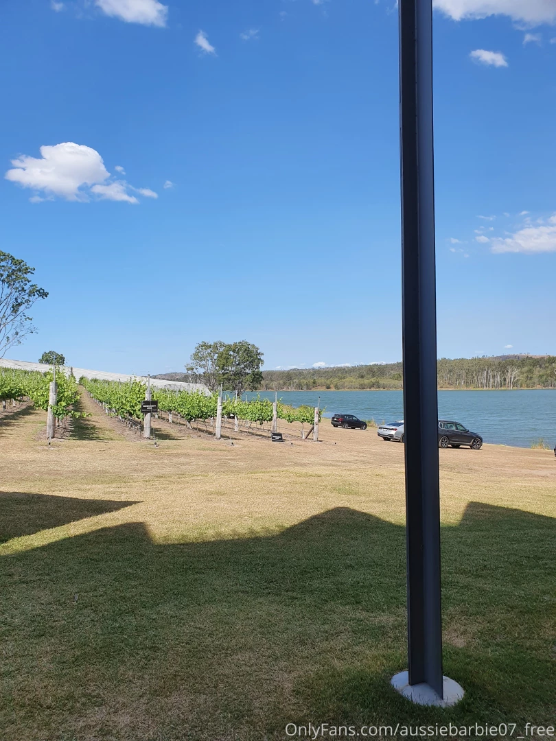 Stopped for lunch at a vineyard winery while out on the motorbikes part 1 