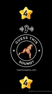 I know the last guess that cami creams sound challenge was a bit tough