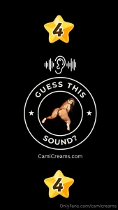 Here is the answer to guess that cami creams sound challenge 4 me