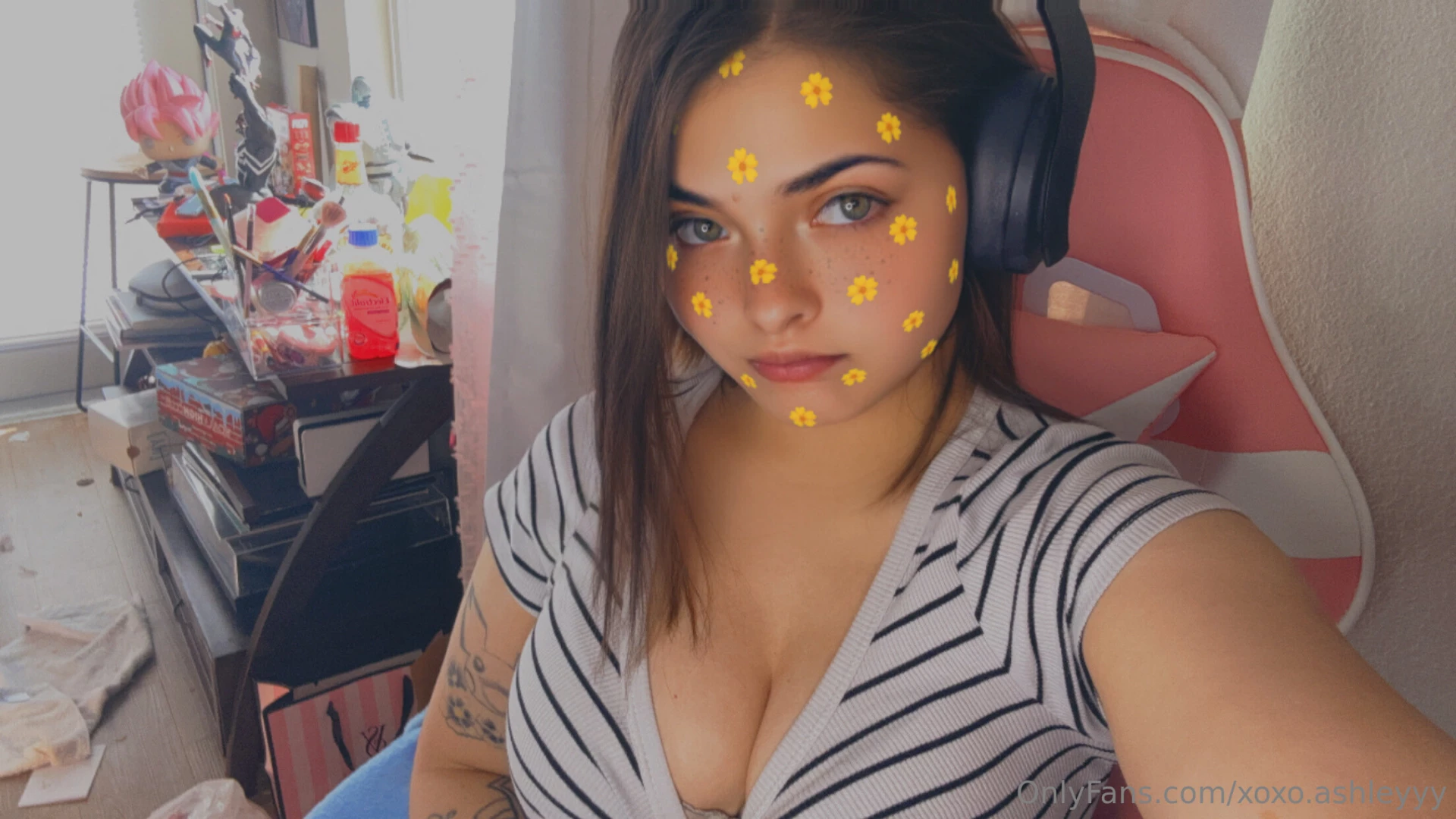 Should go live completely nude or just in a bra 