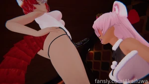 Merry christmas floofs redbows and i got into the festive spirit and part 2