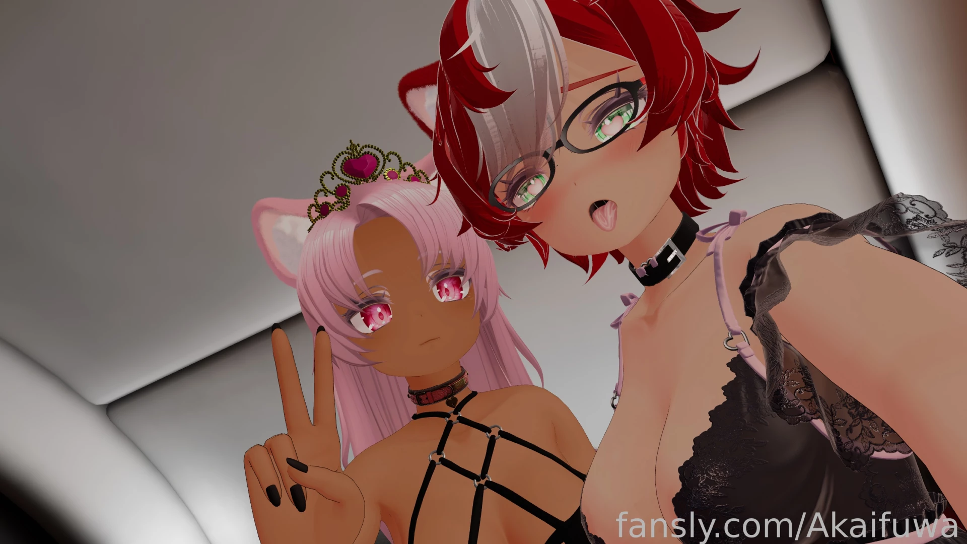 Last night with redbows was intense she came over and we had a little part 4 