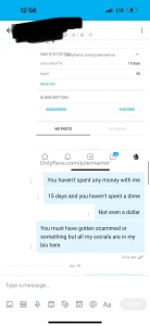 I ve never scammed not one person this is ridiculous i hate when part 2