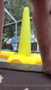 Looking like a fun day with the big yellow dick ride like the wind