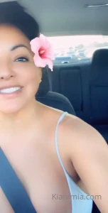 Driving topless not going to lie it really turned me on and made my