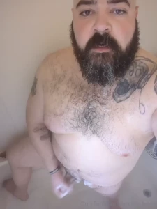 Shirt gym session then a nice hot shower wish i had a mouth wrapped