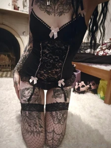 This lingerie outfit is too pretty ugh part 1