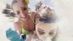 Fun in barcelona with xmishacrossx and antonioross sunshine swimming