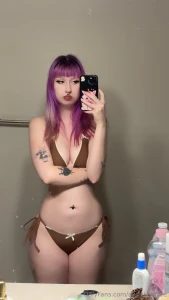 A lot of u loooved my pink bikini but what about my brown one ps i