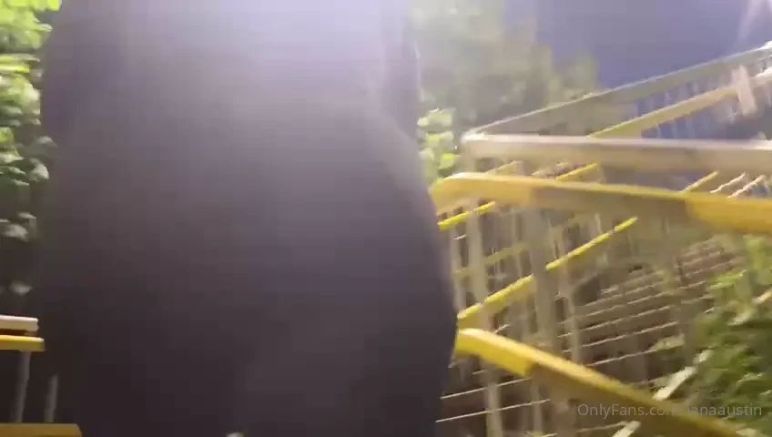 Just my big fat butt walking up some stairs 