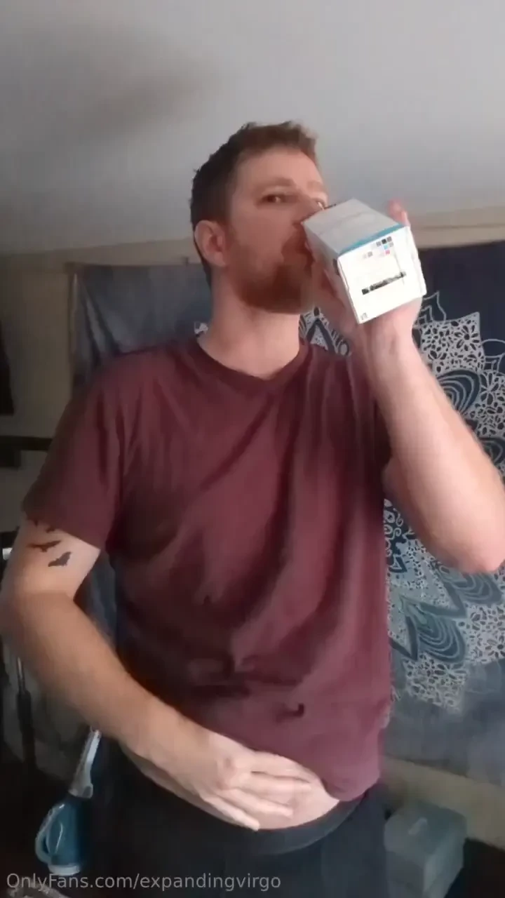 Cream chug woke up feeling fat and horny so i had to chug some cream 