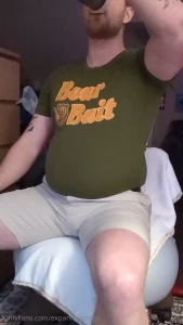 April chug belly play pounding back 2 6 liters of milk in tight