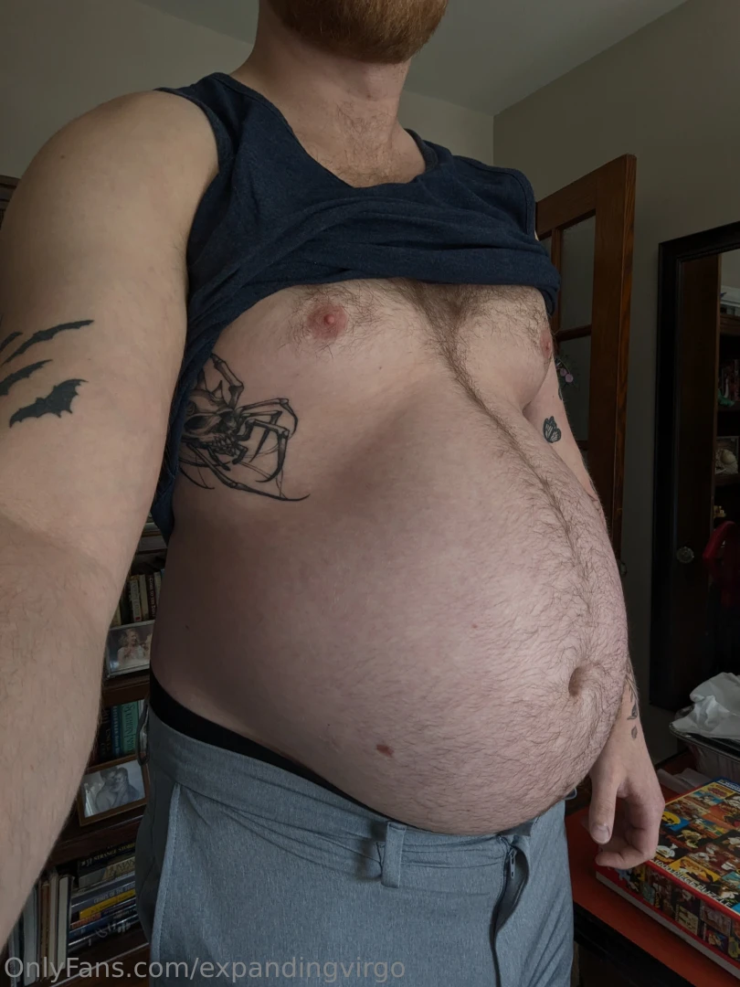 Misc belly pics not full just had sandwich and some milk for breakfast part 2 