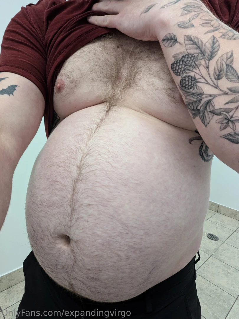 Misc photos from work gym today bonus video - belly bouncing on the part 9 
