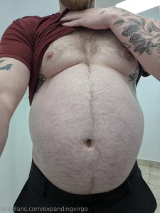 Misc photos from work gym today bonus video - belly bouncing on the part 5