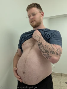 Bloated after lunch chicken soup with a large turkey club some