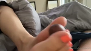 This was my very first lil footjob recording before we started on here