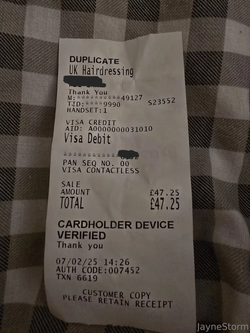 I treated myself to a haircut today as i m still feeling poorly if part 2 