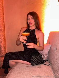 Would you taste the drink or me hihihi