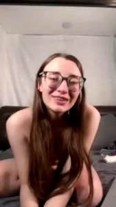 Wednesday live with some messy oral pussy penetration and anal