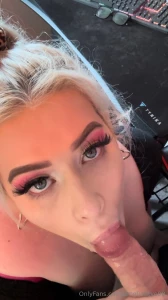 Brand new sloppyyyy video for you deepthroating with a big facial all
