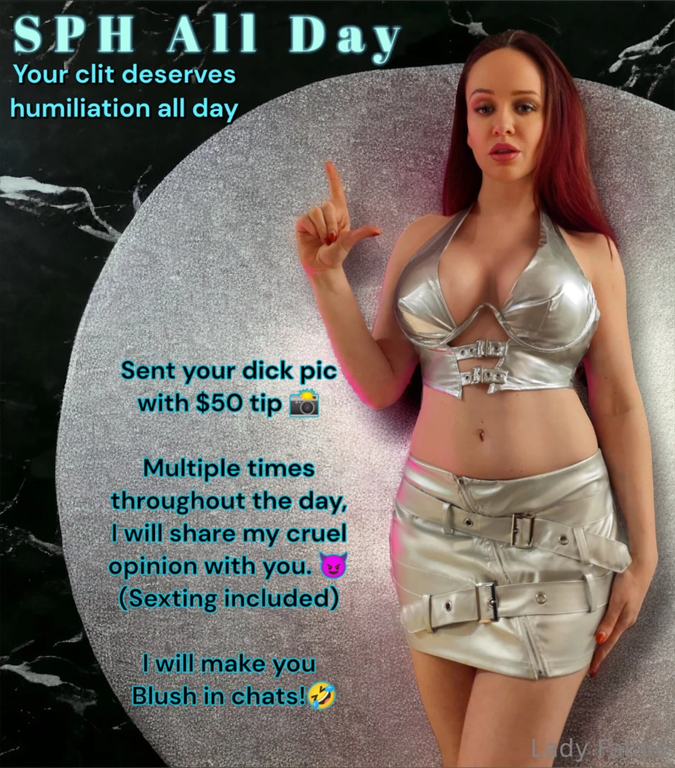 mistresslfatale - Are you ready for sph all day tip 50 and i will let you know multiple part 2 