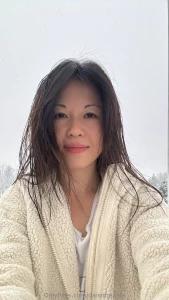 It snowed here i like the color white a lot and it feels so magical