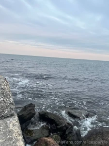 Took a little walk and it made my day the air was so fresh the waves part 1