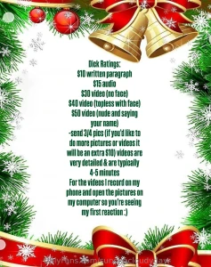 Sexting dick rates and video calls info part 1