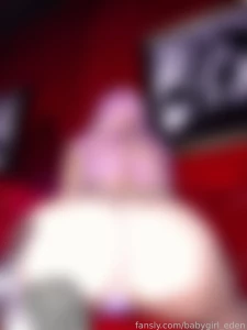 Feeling hot in purple eden fyp ass blonde heels stripper thong bigass