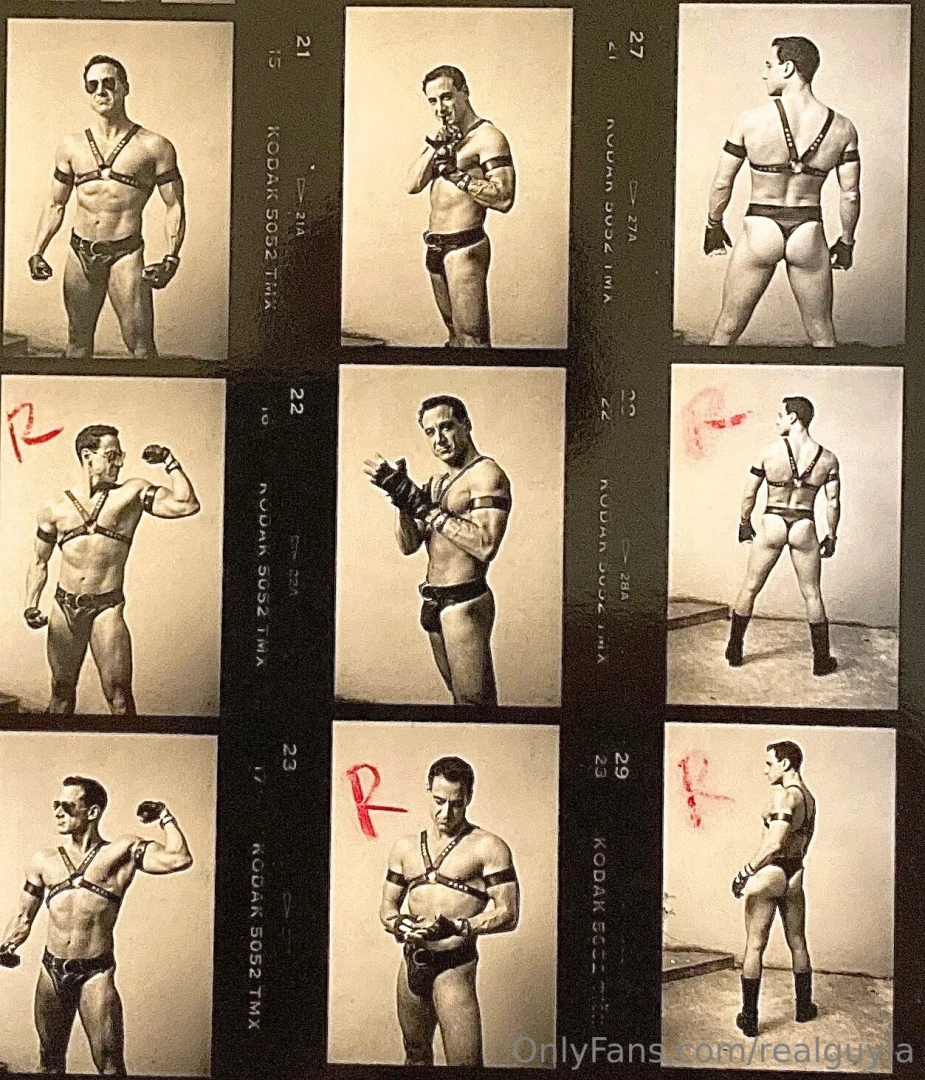 realguyla - I have so many contact sheets from photo shoots of days gone by this 