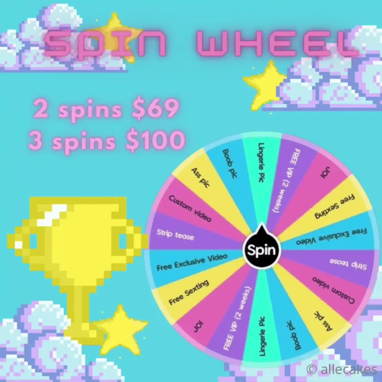 Hey feeling lucky it s spin the wheel day and i ve loaded it up with 