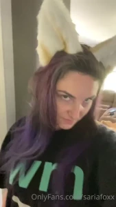 Current work in progress giant wolf ears i have not painted them yet part 2