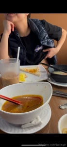 Can anyone guess what colour bra i was wearing out for lunch the