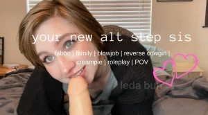 Your new alt step sis pov 10 mins 8 tip on post or in dms for video part 1