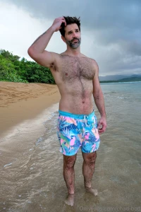 Even guys with excessively neat swim trunks get lost once in awhile