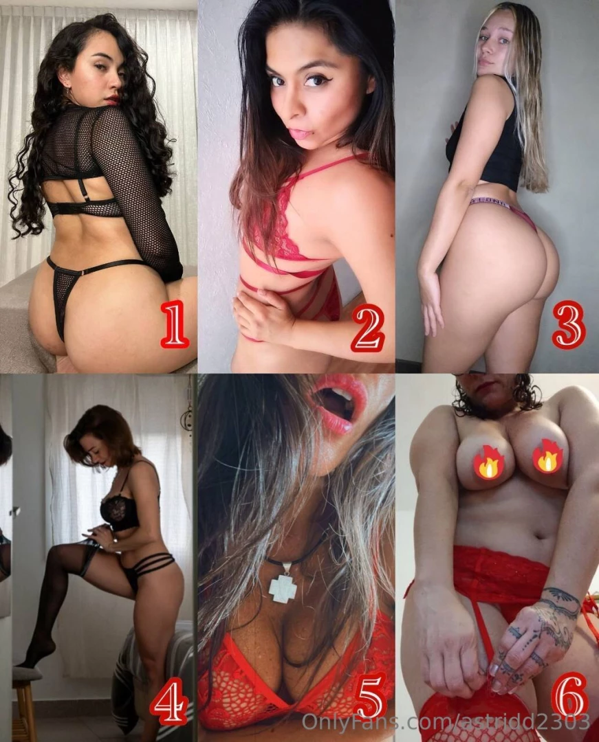 This hotties are ready to cum for you 1 hottmaya 2 rewwa 3 astridd2303 