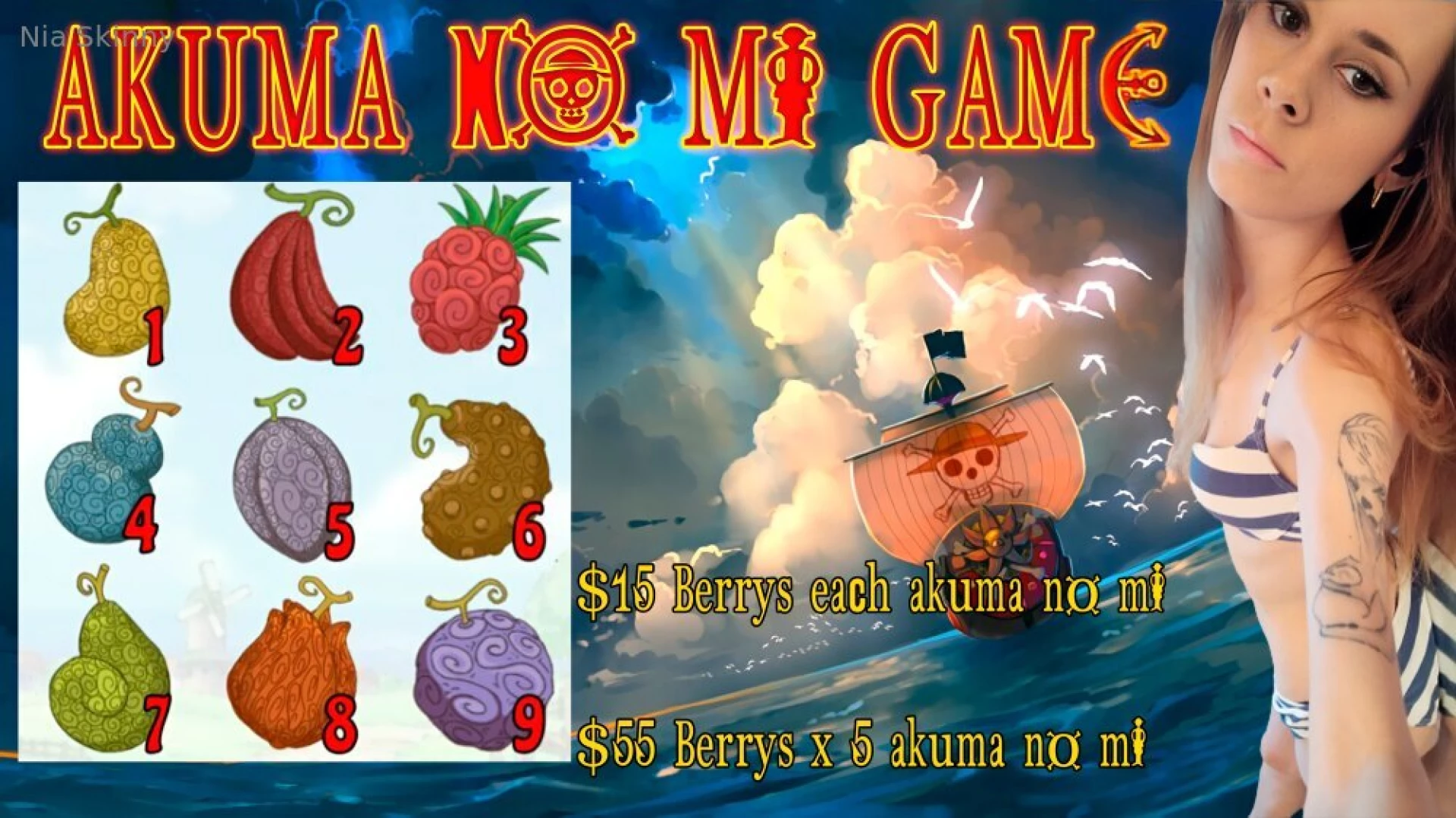 Do you like one piece whats your akuma no mi select your fav devil 