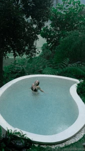 Nothin beats a rainy jungle swim