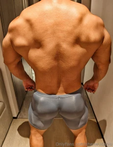 My back is huge
