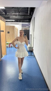 Yesterday a mystery in black today a softness in white