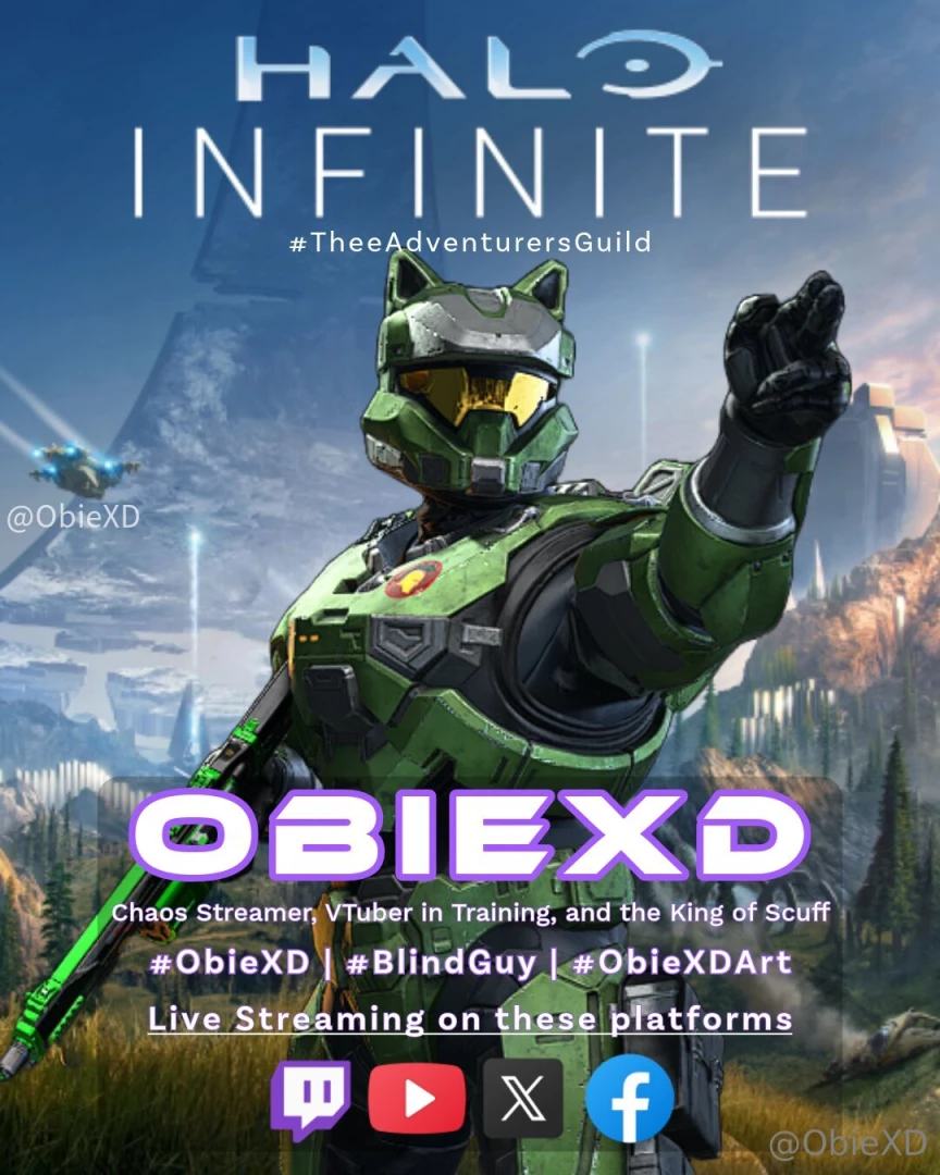 Live on twitch youtube x and facebook it s time for halo infinite and 