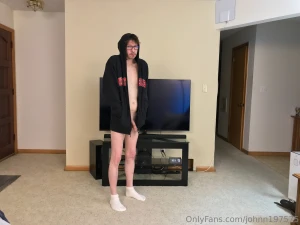 Hoodie pics and video i fell yesterday and split my lower lip that is part 8