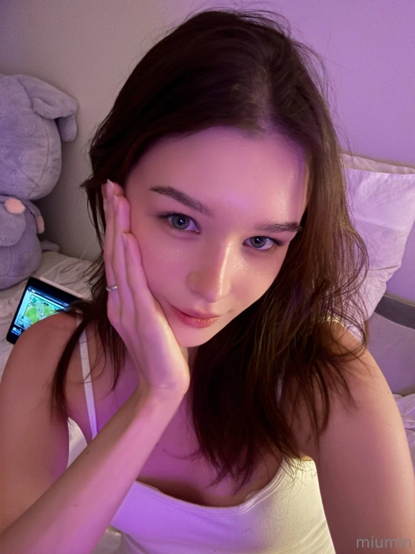 Just pretending to be shy here 