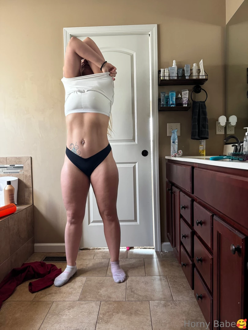 It must have been ab day today because hot damn they are popping 