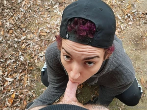 Would you let me suck your dick in the backyard part 2