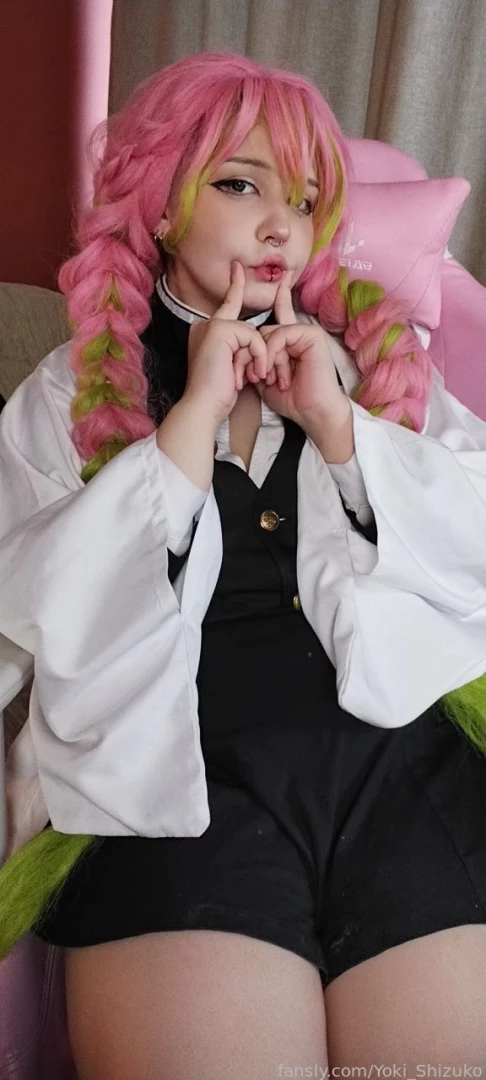 Foryou young cute waifu weeb teen cosplay kanrojimitsuri mitsuri part 1 