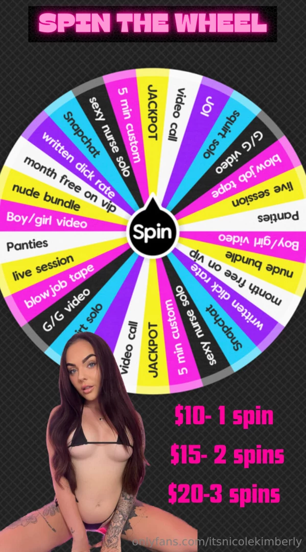 New wheel new prizes and every spin is a win 10- 1 15- 2 20- 3 as soon 