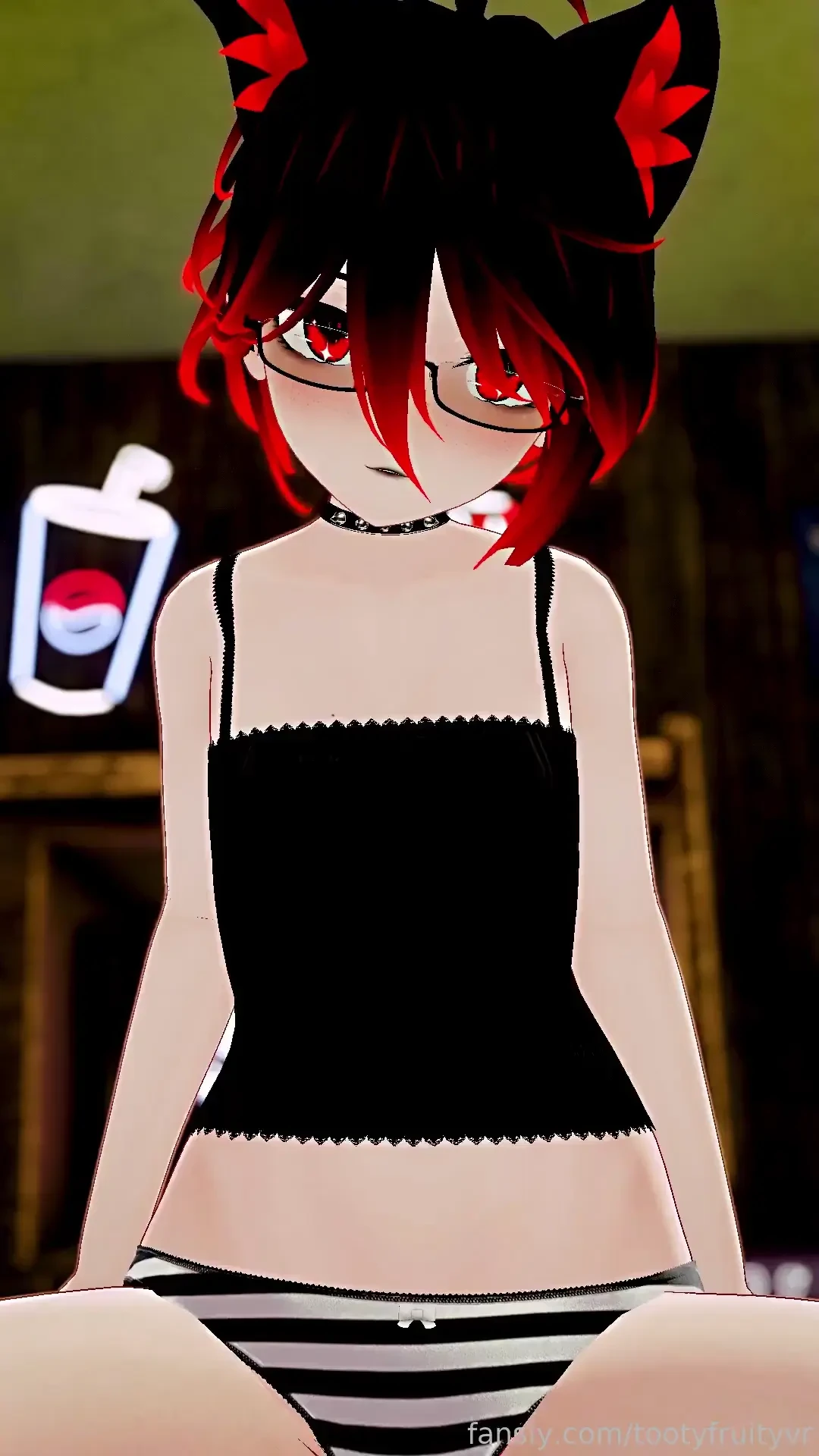 Teasing your bulge with my panties while i finish up bigger naughty 